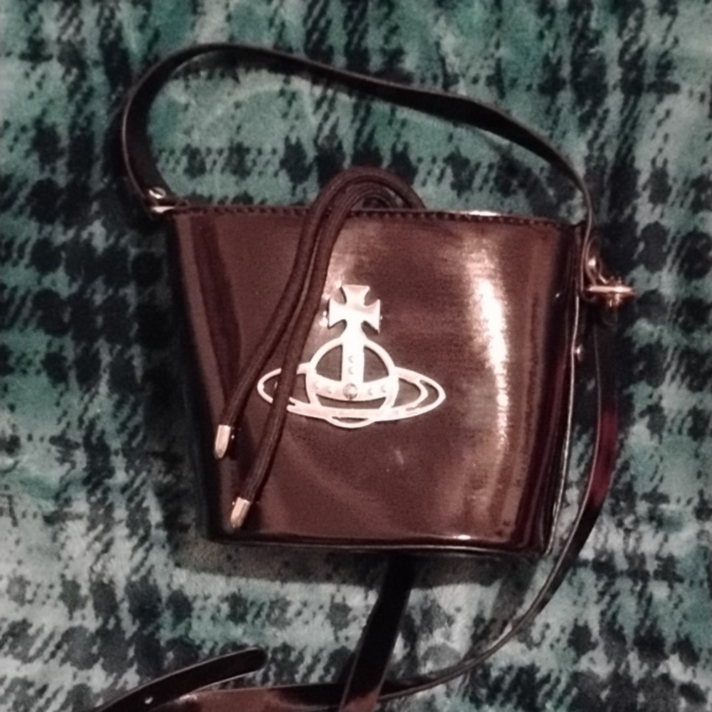 Vivienne Westwood Black Mini Crossbody Bag